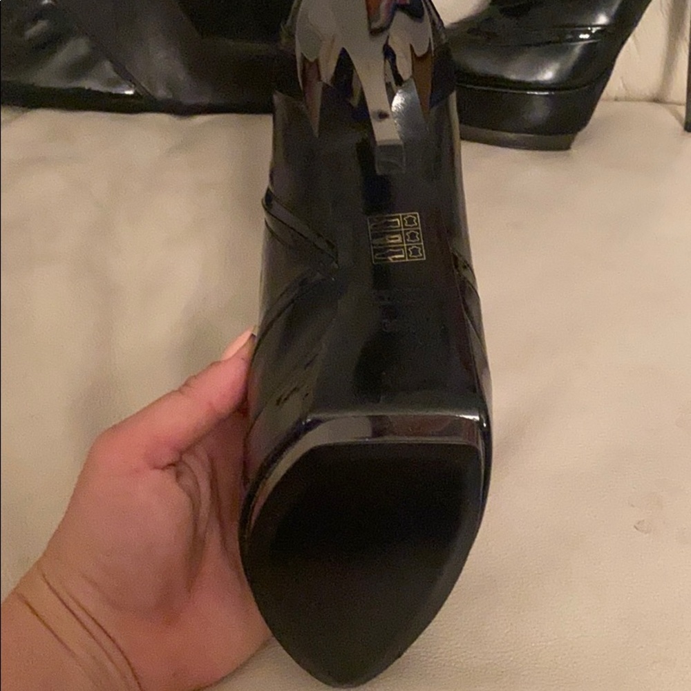 Gucci Nappa Stretch Thigh high Platform Boots - Picture 6 of 8
